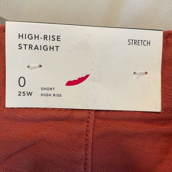 American Eagle AE Stretch Cargo Straight Pant Rust Brown 0 Short - Picture 6 of 12